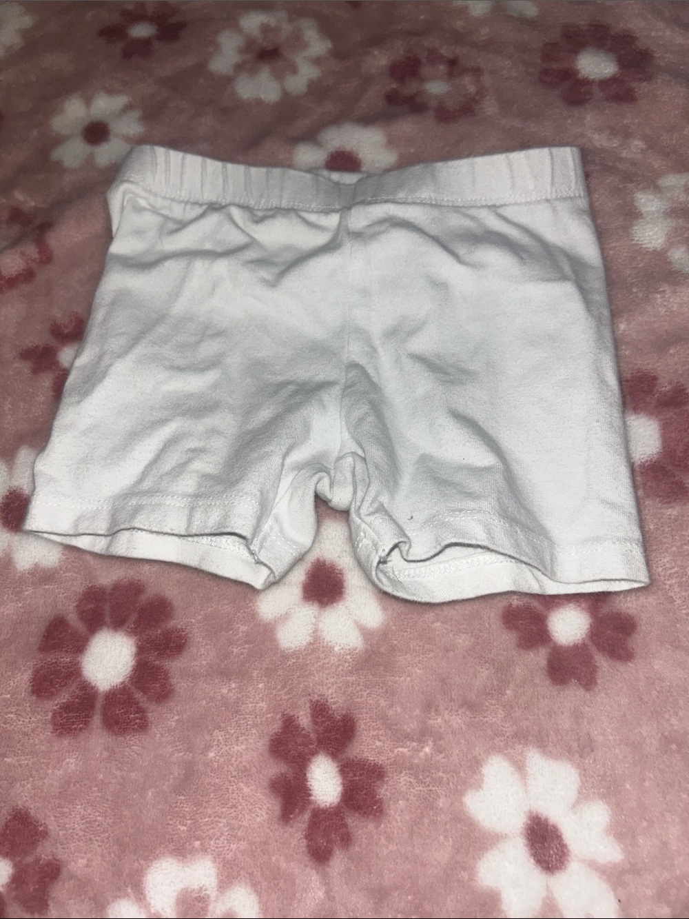jumping beans White Cotton Stretch Kids Shorts